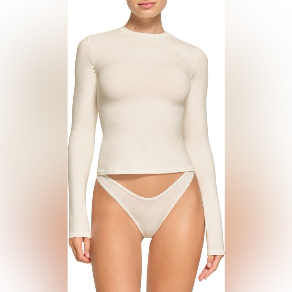 SKIMS Cotton Jersey Long Sleeve